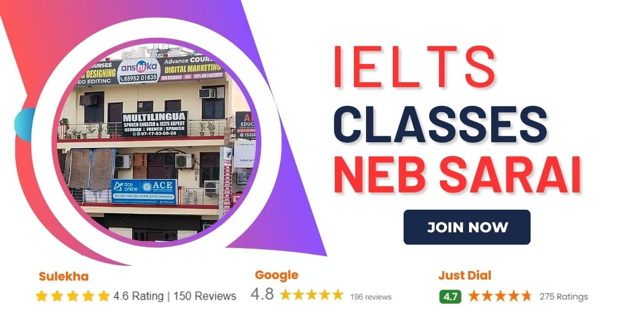 Best IELTS Institute in Neb Sarai