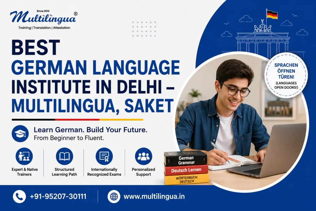 Best German Language Institute in Delhi – Multilingua, Saket