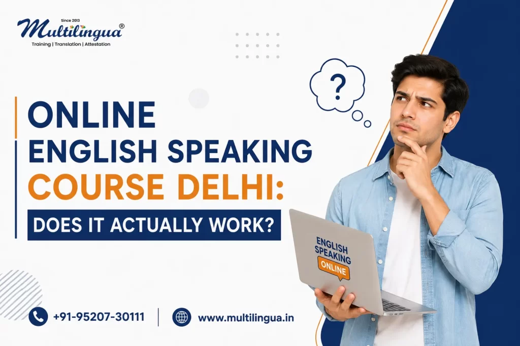 Online English Speaking Course Delhi: Does It Actually Work?