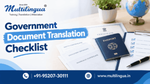 Government Document Translation Checklist