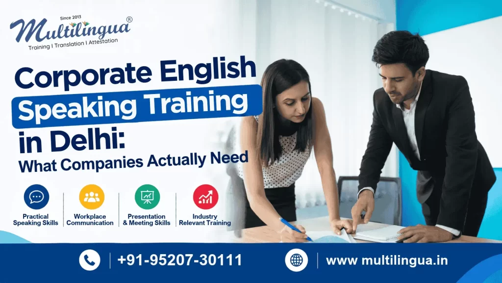 Corporate English Speaking Training in Delhi: What Companies Actually Need